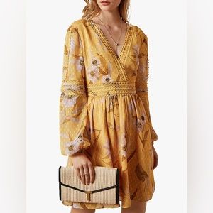 Ted Baker London Floral Print Wrap Dress